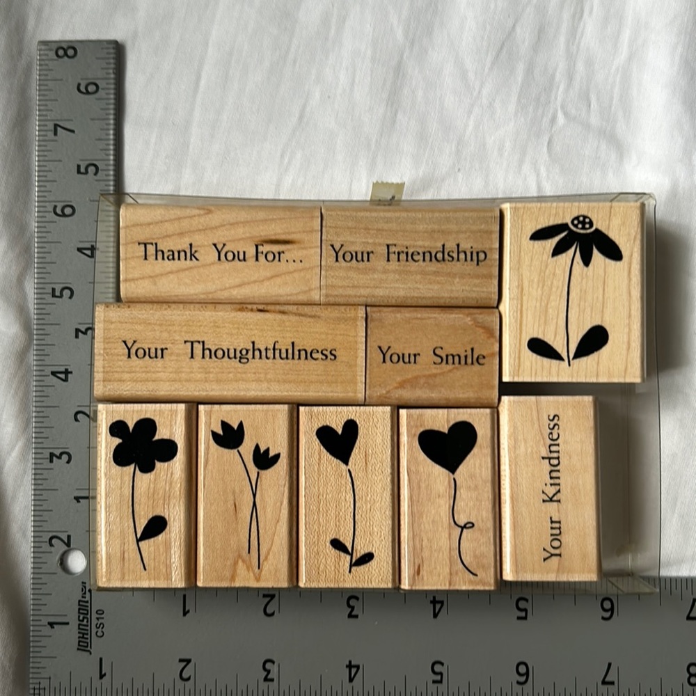 Floral Thank You S755 stamp set